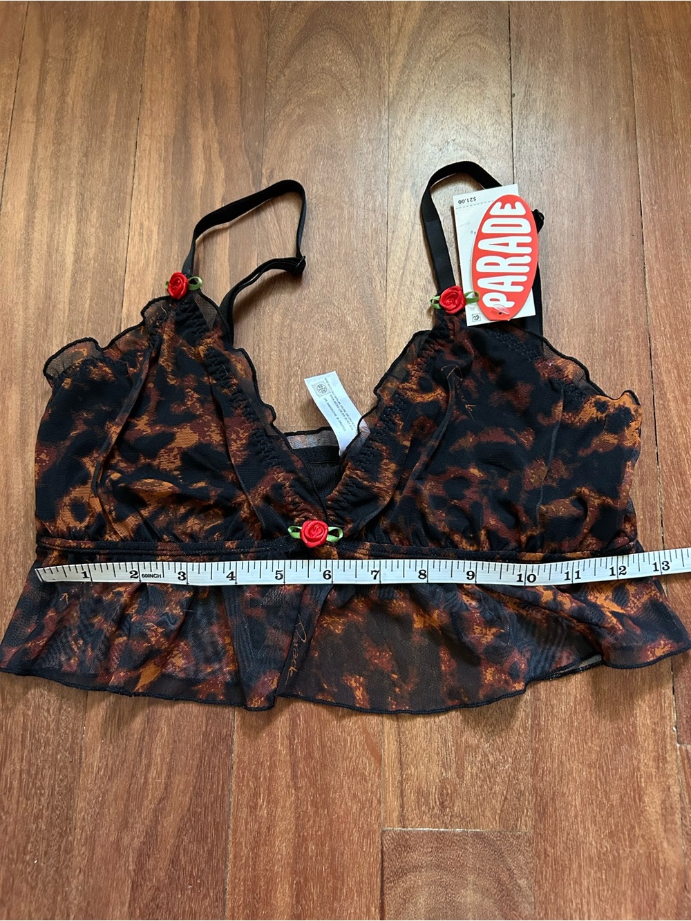 🖤✨ NWT Wild Fable Sexy Black Sequin Longline Bralette Size Small ✨🖤 - Picture 8 of 8